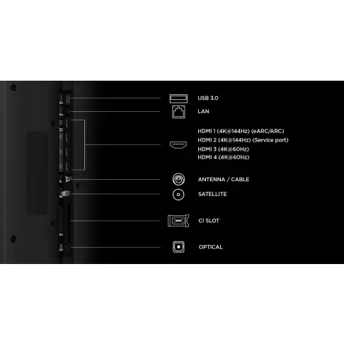 Télé led 55'' TCL 55C79L - 3