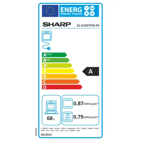 Four pyrolyse SHARP S1-61D27ITK - 13