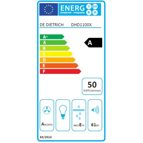Hotte decor DE DIETRICH DHD 1100 X - 2