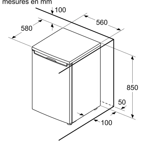 Congélateur armoire BOSCH GTV15NWEB - 5