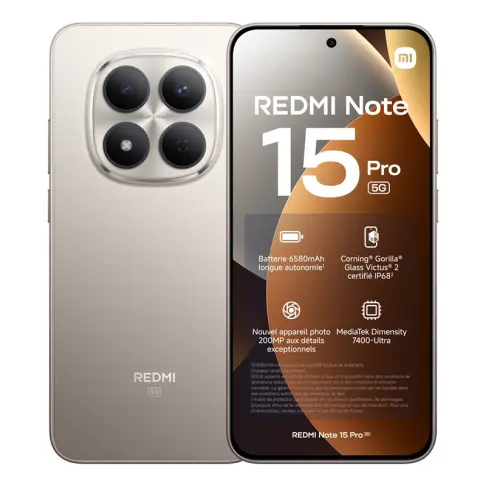 Smartphone XIAOMI REDMINOTE15PROTITANE - 1