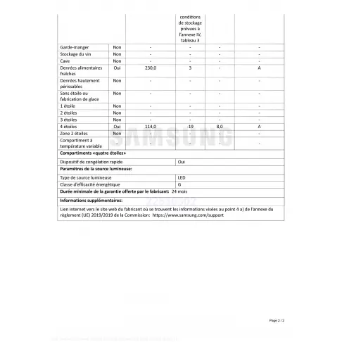Réfrigérateur combiné inversé SAMSUNG RB34T600CSA - 4
