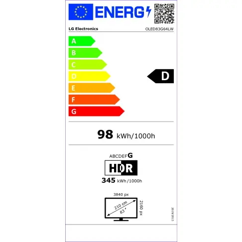 Tv oled 83'' LG OLED83G64LW - 9