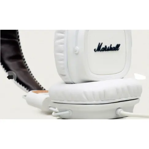 Casque filaire MARSHALL MAJOR BLANC - 2