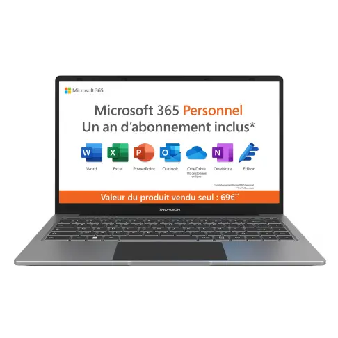 Ordinateur portable THOMSON N14C4SL128S - 1