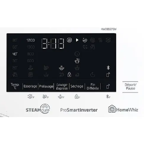 Lave-linge séchant BEKO HWD8527SW - 6