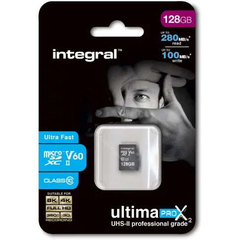 Carte mémoire INTEGRAL INMSDX128G-280/100U2 - 1