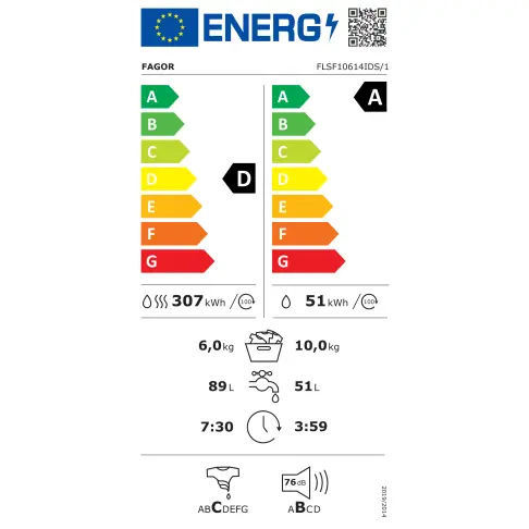 Lave linge séchant FAGOR FLSF10614IDS1 - 4