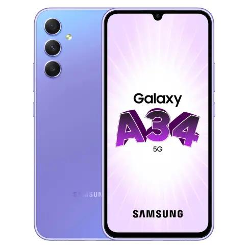 Smartphone SAMSUNG GALAXYA34VIOLET - 1