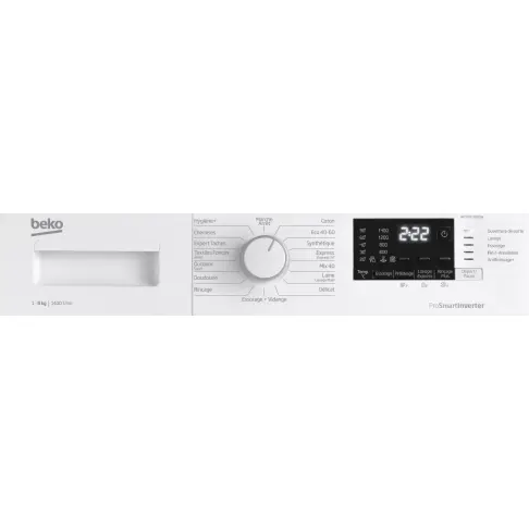 Lave linge hublot BEKO WTV8712BS1W - 4