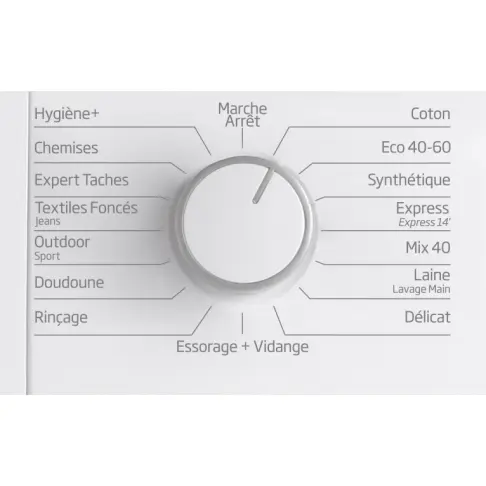 Lave linge hublot BEKO WTV8712BS1W - 5