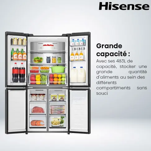 Réfrigérateur multi-portes HISENSE RQ5P470SAFE - 14