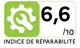 Aspirateur de table DOMO DO238S - Indice de réparabilité