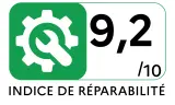 Lave-vaisselle tout intégré 60 cm SIEMENS SN75EX23CE - Indice de réparabilité