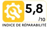 Ordinateur portable HP 17-CN3019NF - Indice de réparabilité