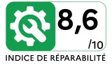 Lave-vaisselle intégré 60 cm ELECTROLUX EEM48300IX - Indice de réparabilité