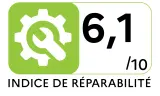 Ordinateur portable HP 17-DP0029OMNIBOOK - Indice de réparabilité