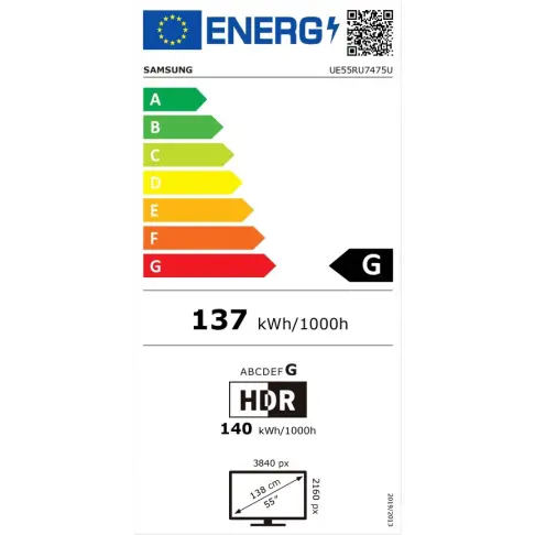 Tv 55'' SAMSUNG UE 55 RU 7475 - 3