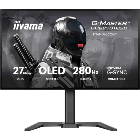 Ecran pc gaming IIYAMA GOB2701QSC-B1 - 1