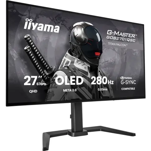 Ecran pc gaming IIYAMA GOB2701QSC-B1 - 4