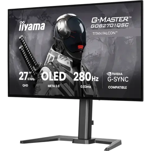 Ecran pc gaming IIYAMA GOB2701QSC-B1 - 5