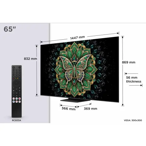 Tv led 65'' TCL 65C6KPRO - 2