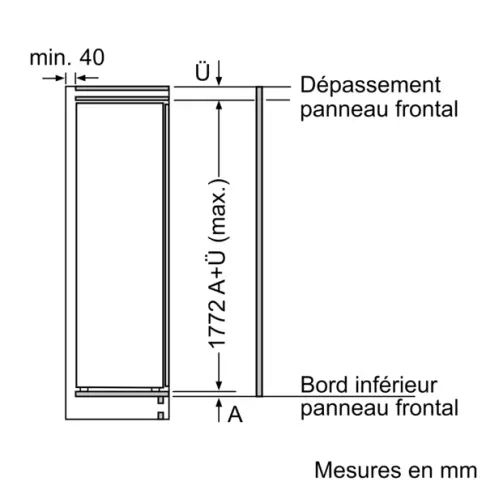 Réfrigérateur intégrable 1 porte NEFF KI1812FE0 - 6