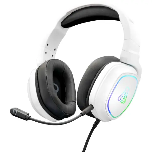 Casque gaming THE G-LAB KORP-RADIUM-WHITE - 1