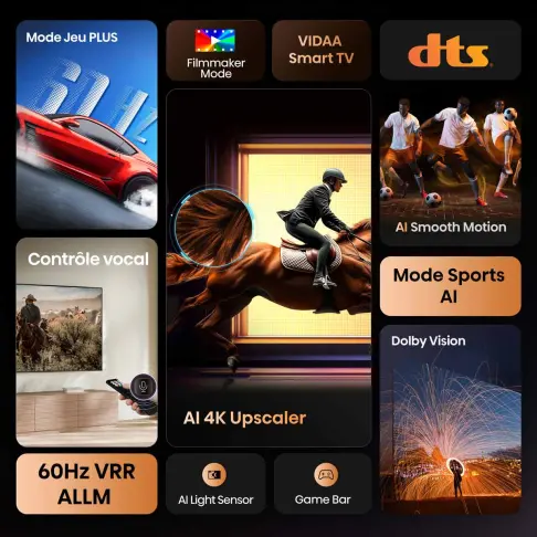 Tv led 50'' HISENSE 50A6Q - 6