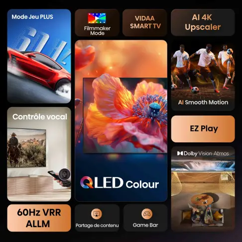 Tv led 50'' HISENSE 50A7S - 4