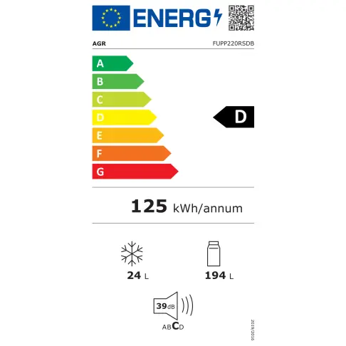 Réfrigérateur 1 porte FAGOR FUPP220RSDB - 5