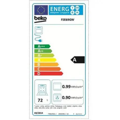 Cuisiniere dessus induction BEKO FSE 70 GW - 2