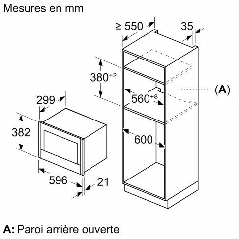 Micro-ondes encastrable monofonction NEFF NR4WR21N1 - 6