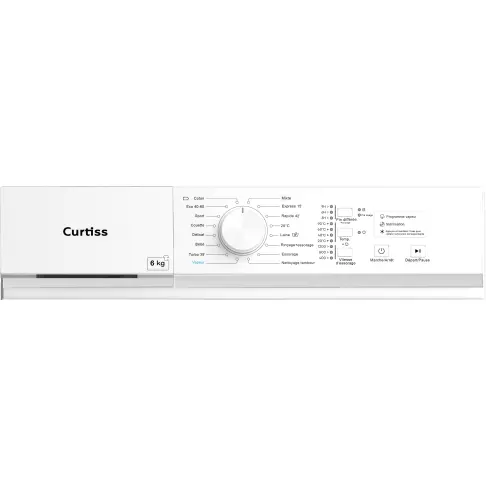 Lave-linge frontal CURTISS SLF6010AW - 2