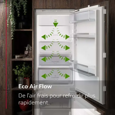 Réfrigérateur intégrable combiné inversé NEFF KI7861SE0 - 7