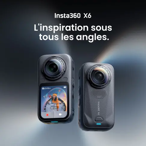 Caméra action INSTA360 X 6 NOIR STANDARD - 2