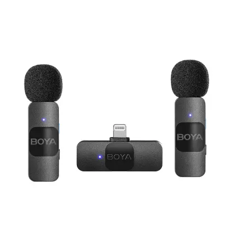 Microphone BOYA BYV 2 V 2 2 TX + 1 RX LIGHTNIN - 1