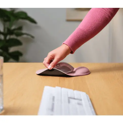 tapis souris ergo.bigfoot.rose clair. - 5