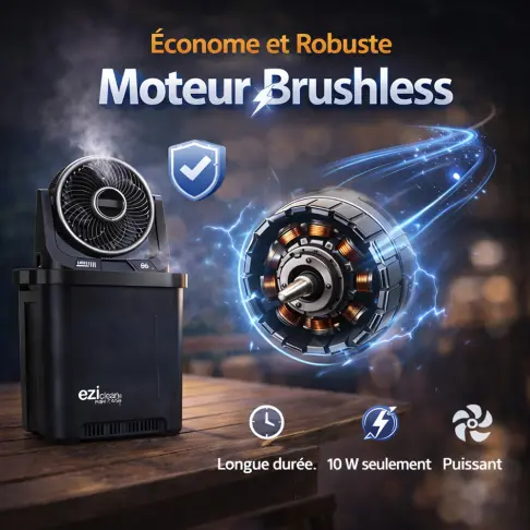 Brumisateur ventilateur EZICLEAN MISTFLOWX - 5