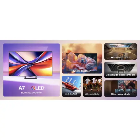 Tv led 55'' HISENSE 55A7Q - 2