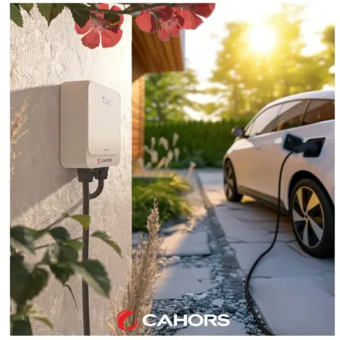 borne charge irve.7kw.cable attache. - 2