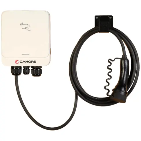 borne charge irve.7kw.cable attache. - 1