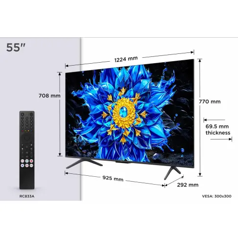 Tv led 55'' TCL 55P89L - 2