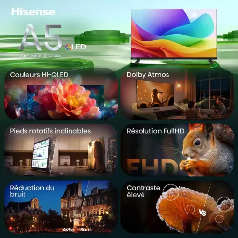 Tv led 40'' HISENSE 40A5S - 11