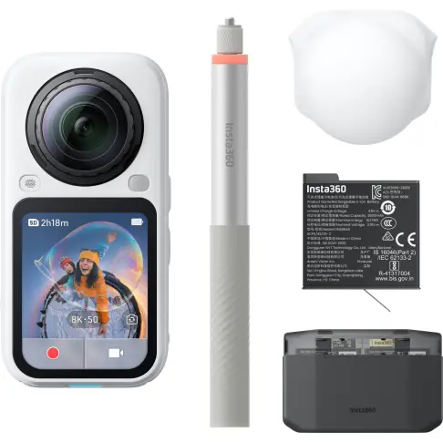 Caméra action INSTA360 X 6 BLANC ESSENTIALS - 1