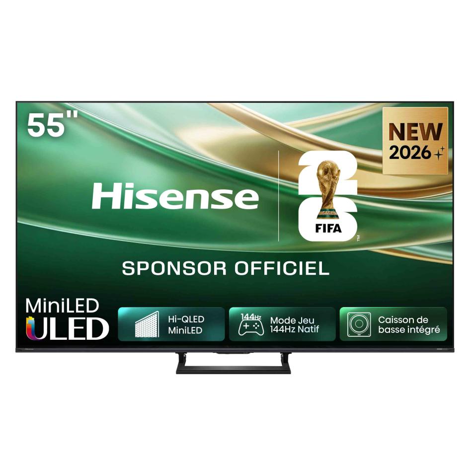 Hisense 55E8S 55" 139 cm 4K UHD Mini LED Smart TV - vue 3
