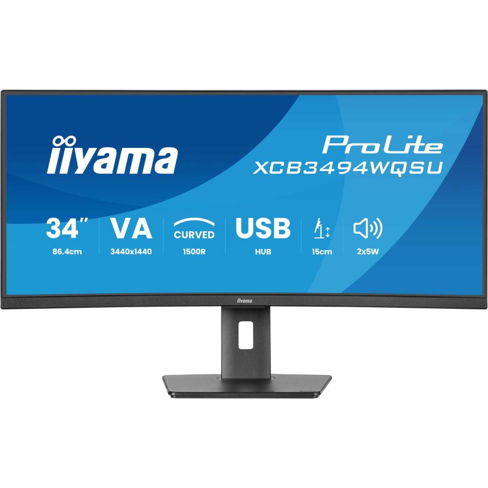 iiyama 34 LED ProLite XCB3494WQSU B1 - vue 10