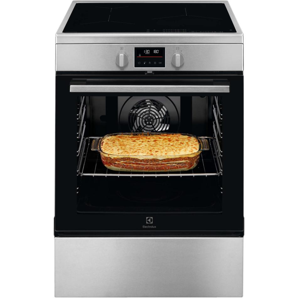 ELECTROLUX Cuisinière induction 60 cm multifonction 3 zones pyrolyse LKI64890BX