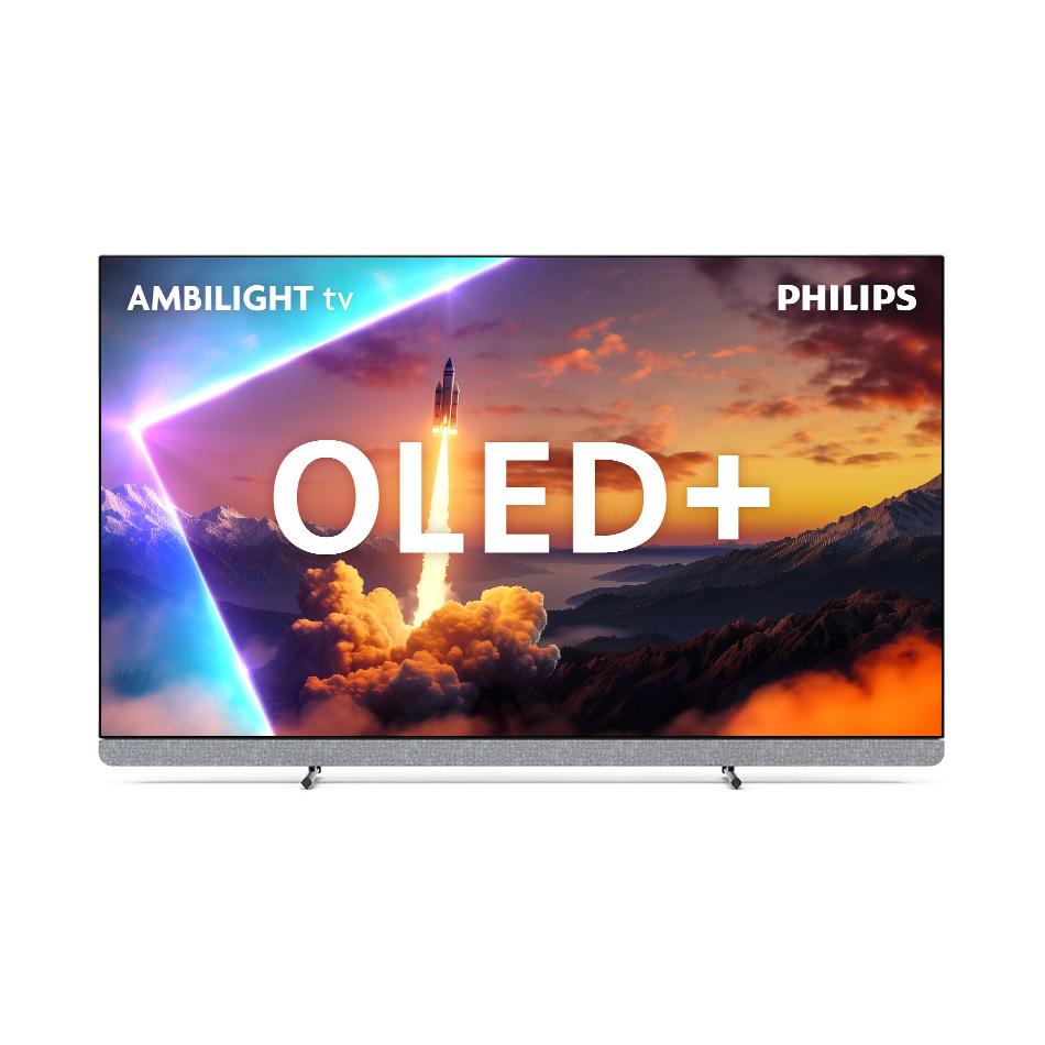 TV OLED+ Ambilight Philips 55OLED910 139 cm 4K UHD 2025 métal - vue 8