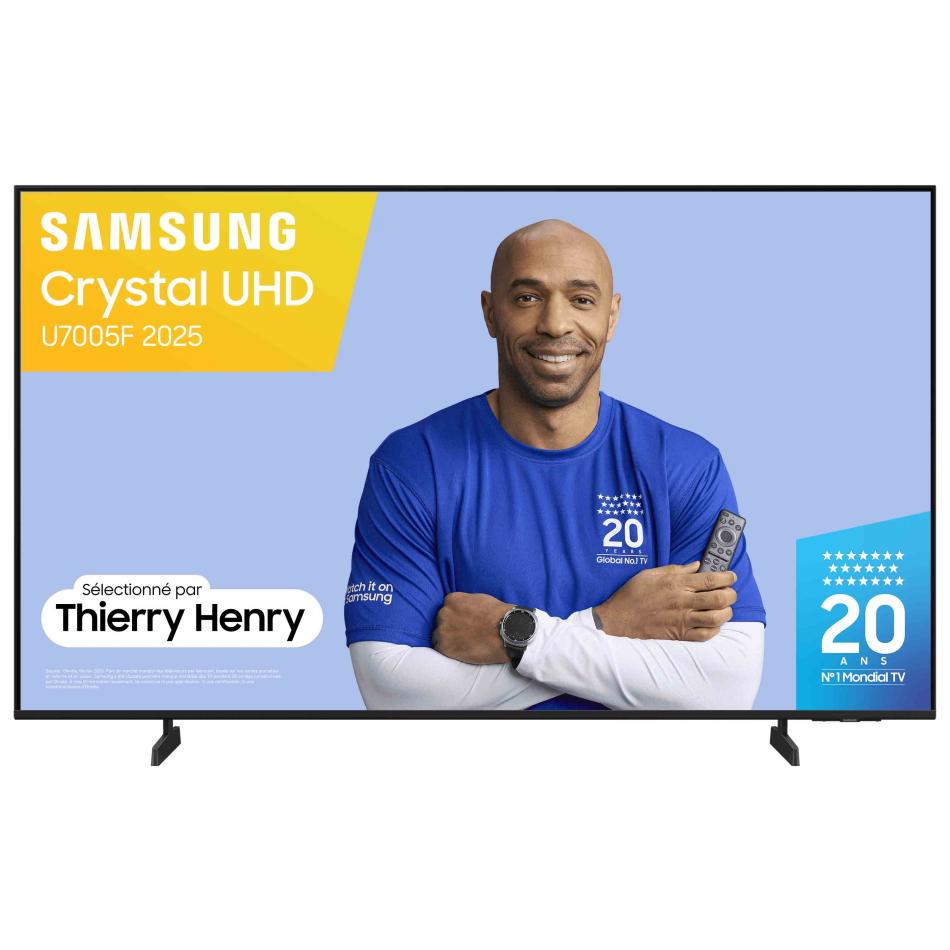 Samsung TU65U7005F - TV LED 65 (165 cm) - 4K UHD 3840x2160 - HDR10+ - Smart TV